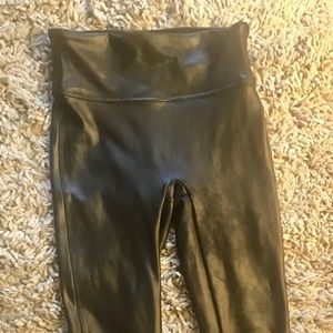 SPANX Faux Leather Skinny Leggings/Pants
